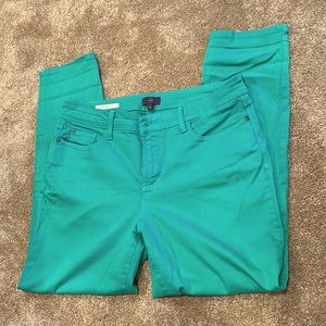 Turquoise pants